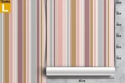 Pink stripes pattern wallpaper decoration.
