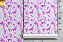 Stylized Nature Leaves Wallpaper