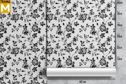 Carta da Parati Moderna Natura Stilizzata Fiori