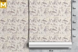 Oriental Zen Leaves Stylized Nature Wallpaper