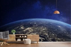 Wallpaper Earth Europe from space