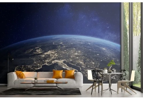 Wallpaper Earth Europe from space 2