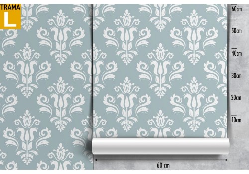 Damask pattern vintage wallpaper. 2
