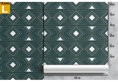 Vintage geometric art deco wallpaper. 2