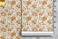 Carta da Parati Fiori Natura Vintage