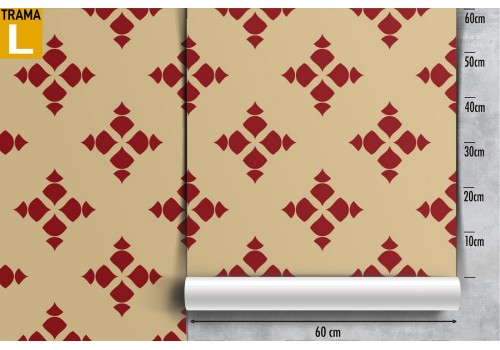 Vintage geometric symbols wallpaper decoration. 2