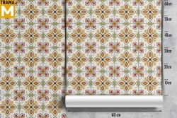 Geometric Vintage Tile Wallpaper