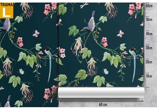 Pink flower and green leaf nature wallpaper. 2