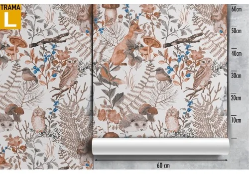 Wallpaper nature forest foxes and autumn leaves. 2