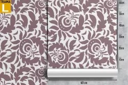 Vintage stylized flower wallpaper pattern.