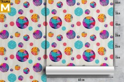 Striped and Polka Dot Wallpaper