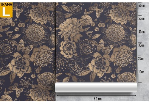 Vintage flowers wallpaper pattern. 2