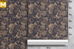 Vintage Nature Flowers Wallpaper