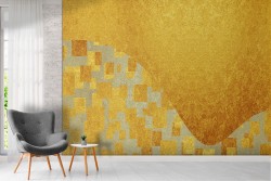 Klimt gold decoration wallpaper