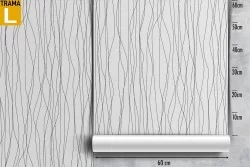 Modern striped wallpaper pattern.