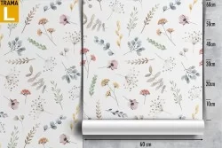 Carta da Parati fiori natura pattern.
