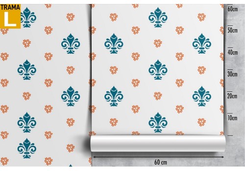 Damask wallpaper vintage decoration. 2