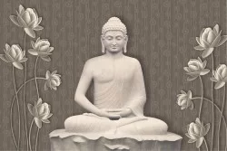 Carta da Parati Design e Stili Orientale zen Stilizzata