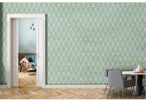 Geometric Wallpaper Stripes and Waves Vintage 2