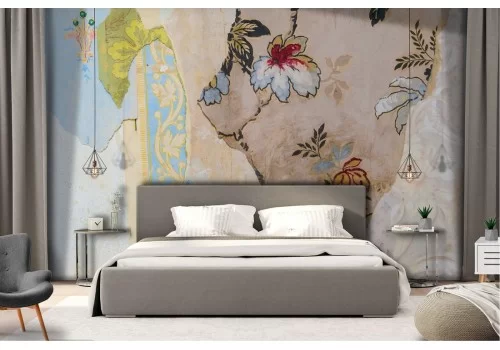 Carta da Parati dipinto vintage consumato 2