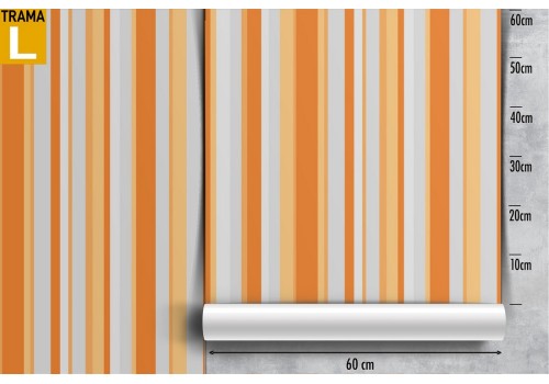 Orange striped wallpaper modern pattern. 2
