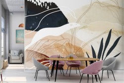 Abstract nature wallpaper modern design