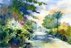 Wallpaper Design and Styles Flora and Fauna Landscapes and Nature Paintings and Watercolors Forests and Trees Nature