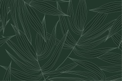 Carta da Parati foglie stilizzate natura