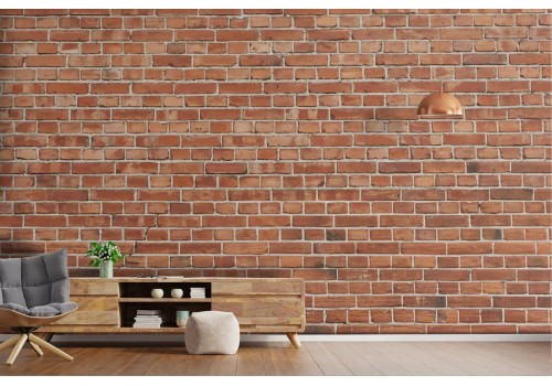 Terracotta brick texture wallpaper