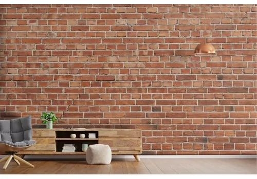 Terracotta brick texture wallpaper