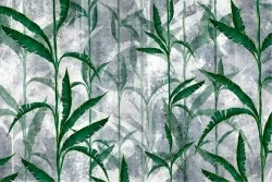 Carta da Parati foglie tropicali design moderno natura