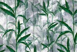 Tropical leaves wallpaper modern design nature