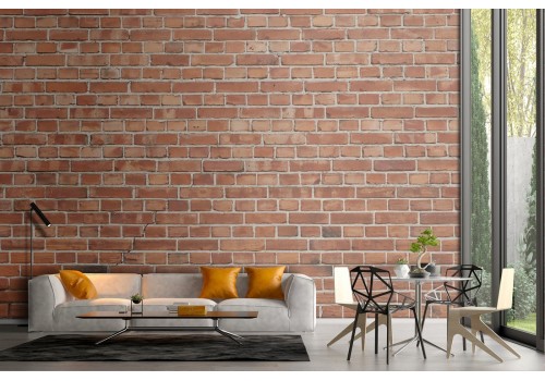Terracotta brick texture wallpaper 2