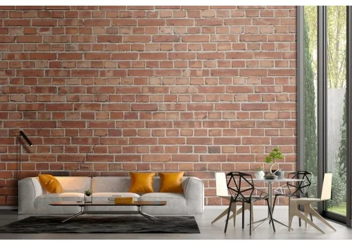Terracotta brick texture wallpaper 2