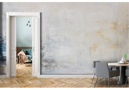 Carta da Parati superficie cemento bianco azzurro industrial 2