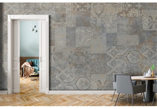 Geometric Vintage Tile Wallpaper 2