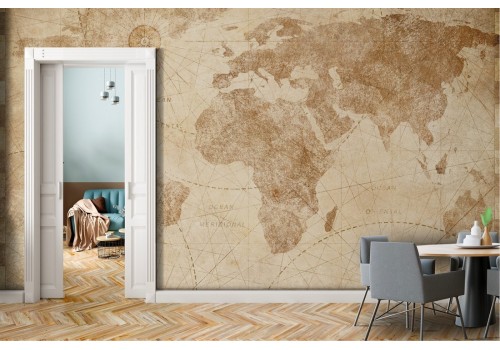 Carta da Parati Mappe Vintage 2