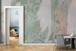 Carta da Parati superficie cemento muro vintage