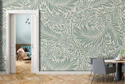 Carta da Parati foglie tropicali stilizzate natura