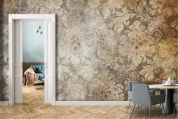 Carta da Parati fiori natura vintage