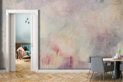 Wallpaper with abstract colors on a concrete surface