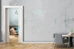 Wallpaper concrete industrial surface silver white