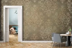 Vintage damask wallpaper decoration