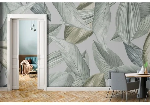 Modern Nature Leaves Wallpaper 2