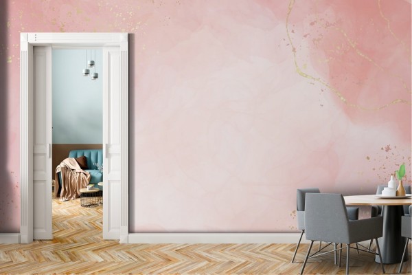 Carta da Parati superficie marmo rosa luxury