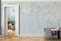 Abstract polka dot wallpaper decoration
