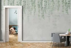 Climbing Wallpaper decoration concrete surface
