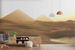 Desert Oasis Wallpaper