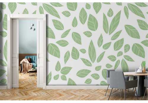 Green leaves nature wallpaper