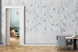 Wallpaper stylized branches nature modern design